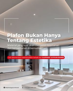 Plafon Bukan hanya estetika