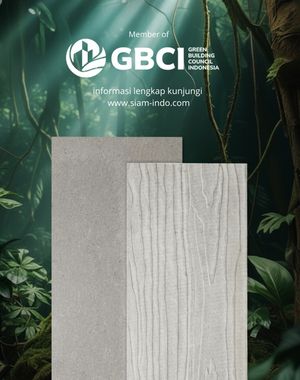 ELEPHANT<sup>®</sup> WOODPLANK<sup>®</sup> Fiber Semen Material Ramah Lingkungan