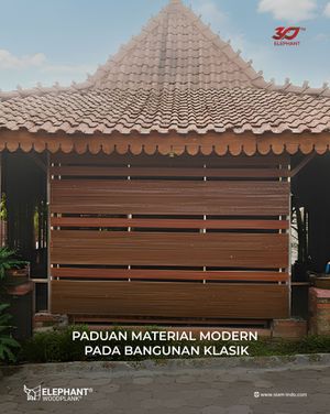 Paduan Material Modern Pada Bangunan Klasik